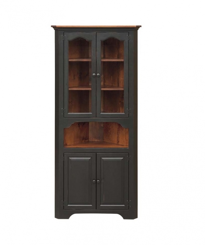 Large Corner Cabinet Carriage House Furnishings