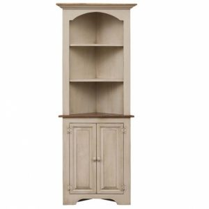 Amish White Walnut Corner Cabinet for Sale Online
