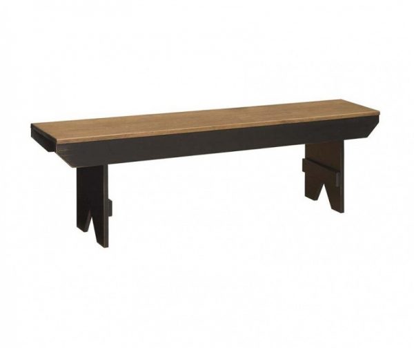 Wormy Maple Hardwood 5 Foot Farm Bench