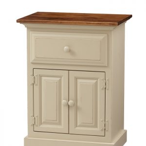 Amish 1 Drawer / 2 Door Nightstand