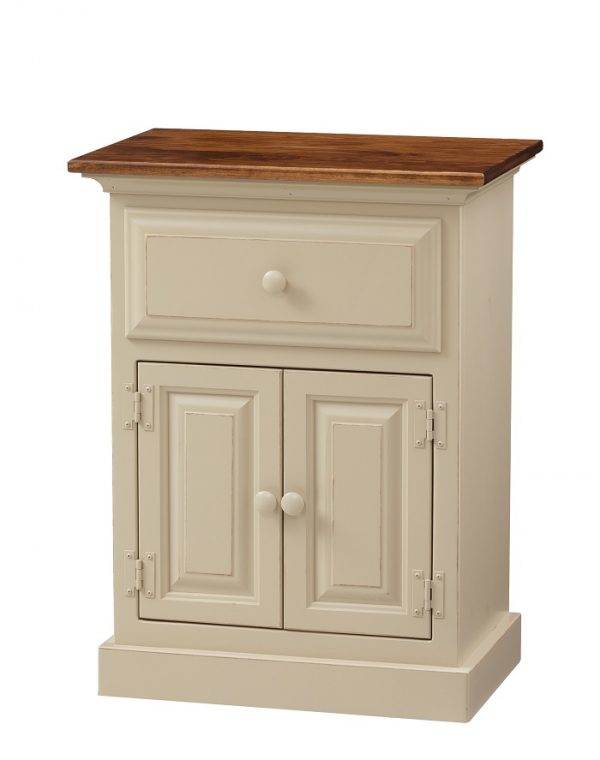 Amish 1 Drawer / 2 Door Nightstand