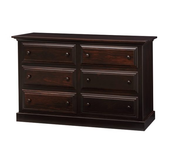 6 Drawer Dresser with Kona Finish