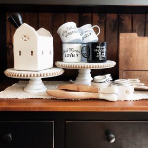 Rustic Kitchen Utensils on Counter