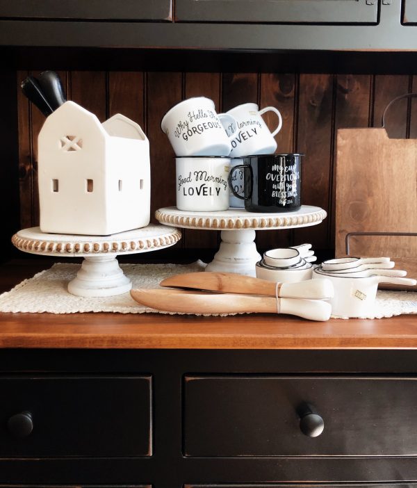 Rustic Kitchen Utensils on Counter