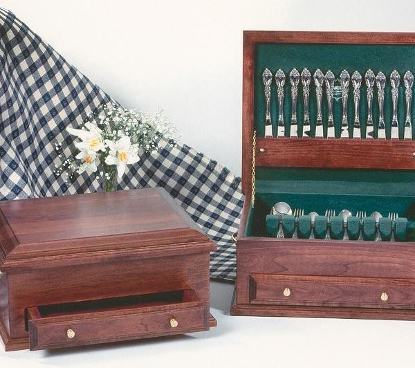 Cherry Silverware Chest Carriage House Furnishings
