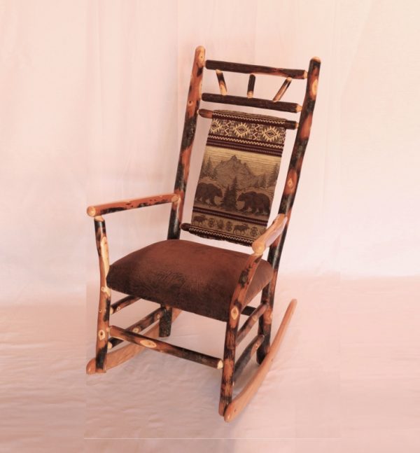 High back Hickory Rocker