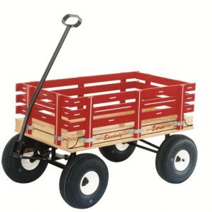 Speedway Express Red Wagon with Front Handle