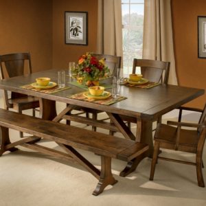 42'' x 72'' solid top Westin Table