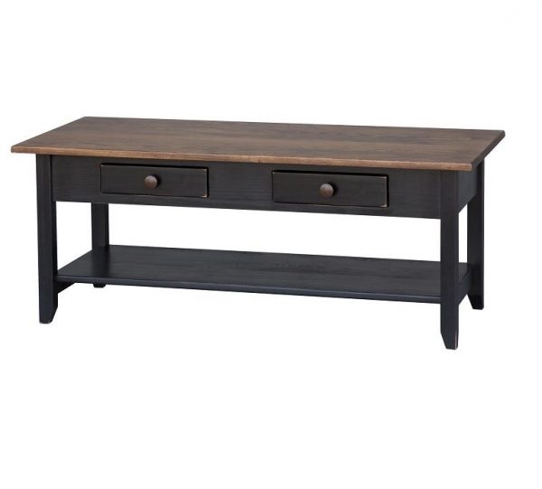 Coffee Table with drawers and shelf