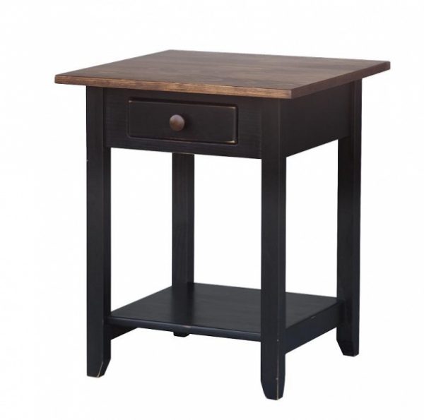 End Table with drawer and shelf