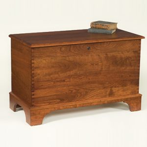 Savannah Cherry wood Chest with Shaker base