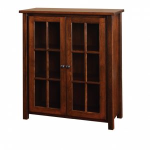 Eshton Bookcase with Glass Doors