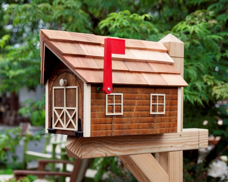 Decorative Wooden Mailbox