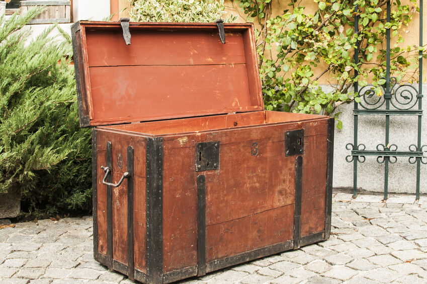 Rustic storage chest