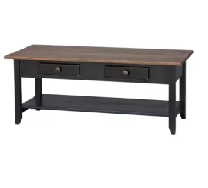 Amish-made coffee table from Carriage House Furnishings